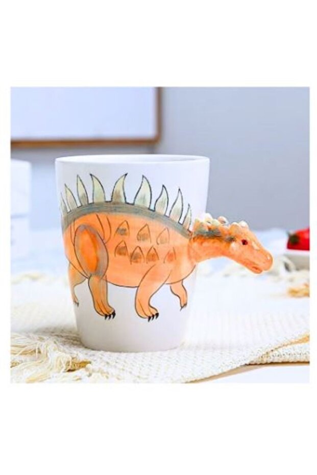 Animals 3D Ceramic Dinosaur Character Design Funny Creative Ceramic Drinkware 350ml