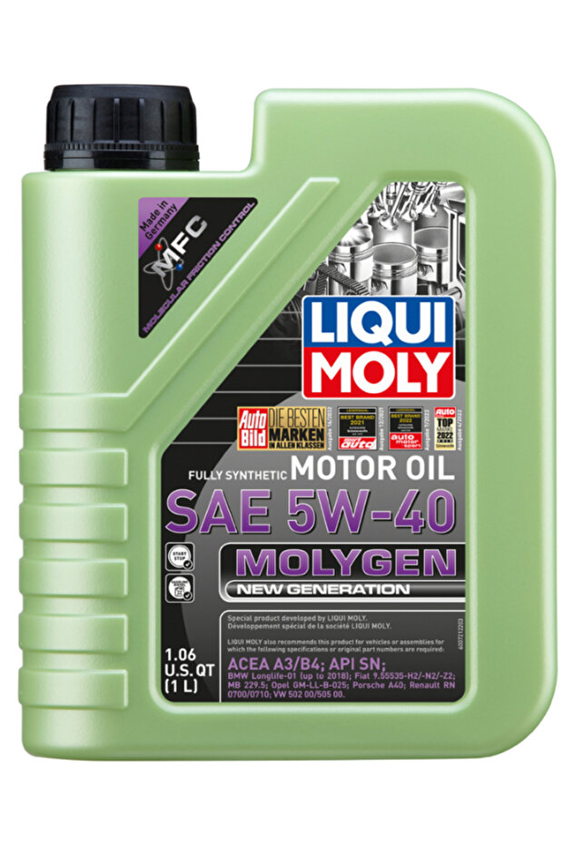 Molygen New Generation 5W-40 (1L)