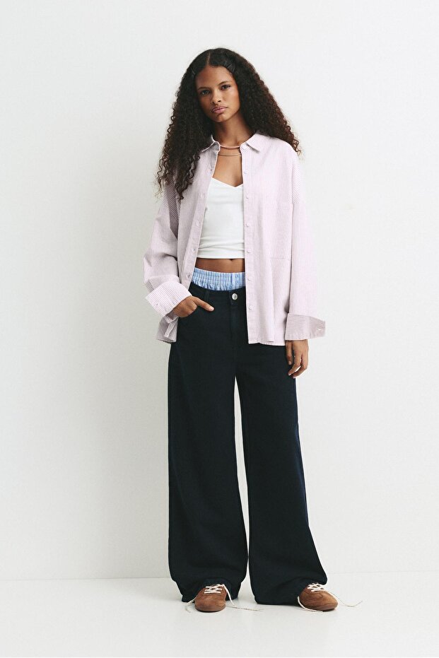 İnce çizgili gömlek - 3