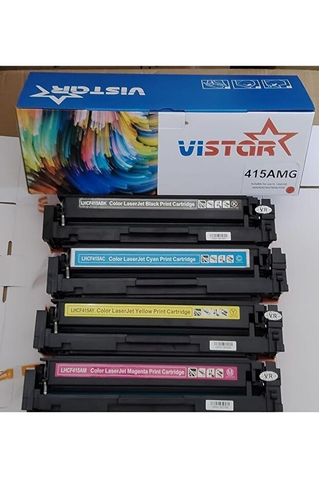 Vistar 415A for HP Color M479fdw M454dw, Multipack Black - Cyan - Magenta - Yellow