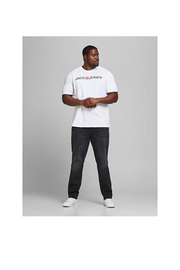 Logo Crew Neck T-Shirt - Large Size Oversized