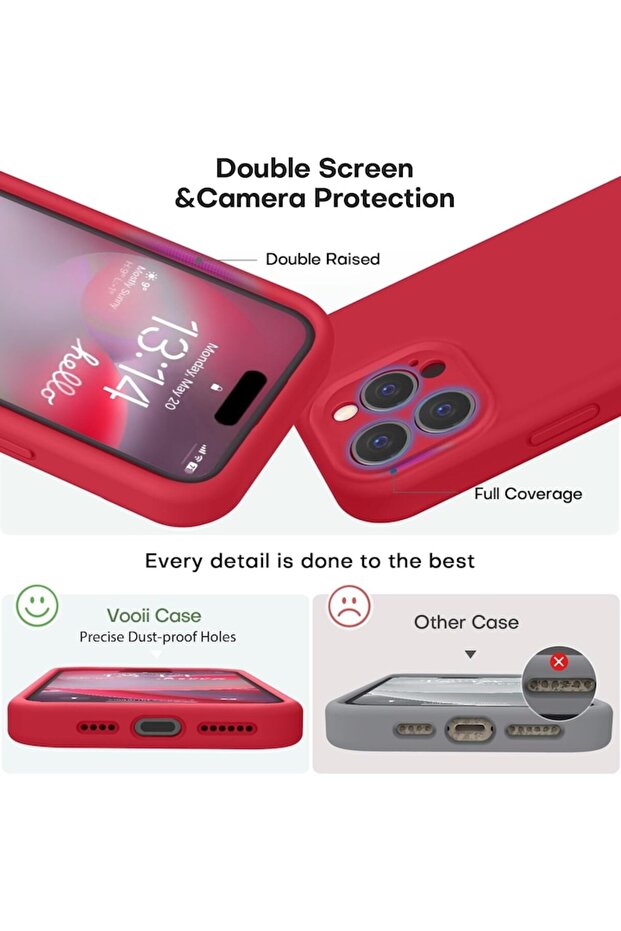 Matte TPU Case for OnePlus Nord3 - Shockproof, Scratch-resistant, Anti-slip, Full Coverage, Red - 2