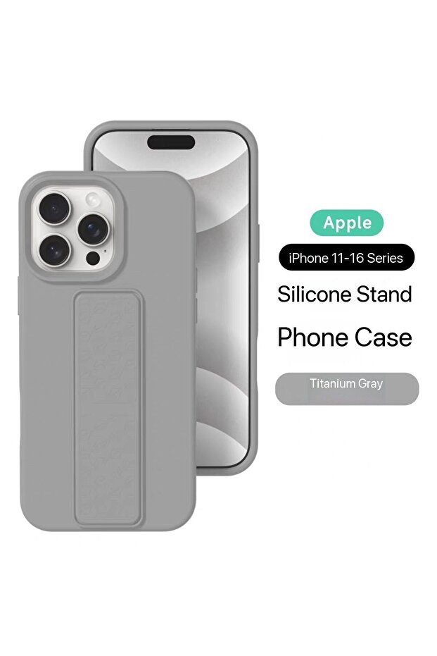 Apple iPhone 11 Pro Case – Shockproof Silicone Case, Kickstand Grip, Camera Protection, Slim Fit.