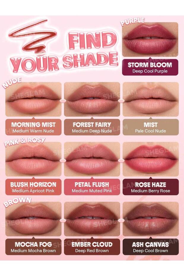 Cloudline Blur Lip Liner 0.5g.- Mocha Fog - 4
