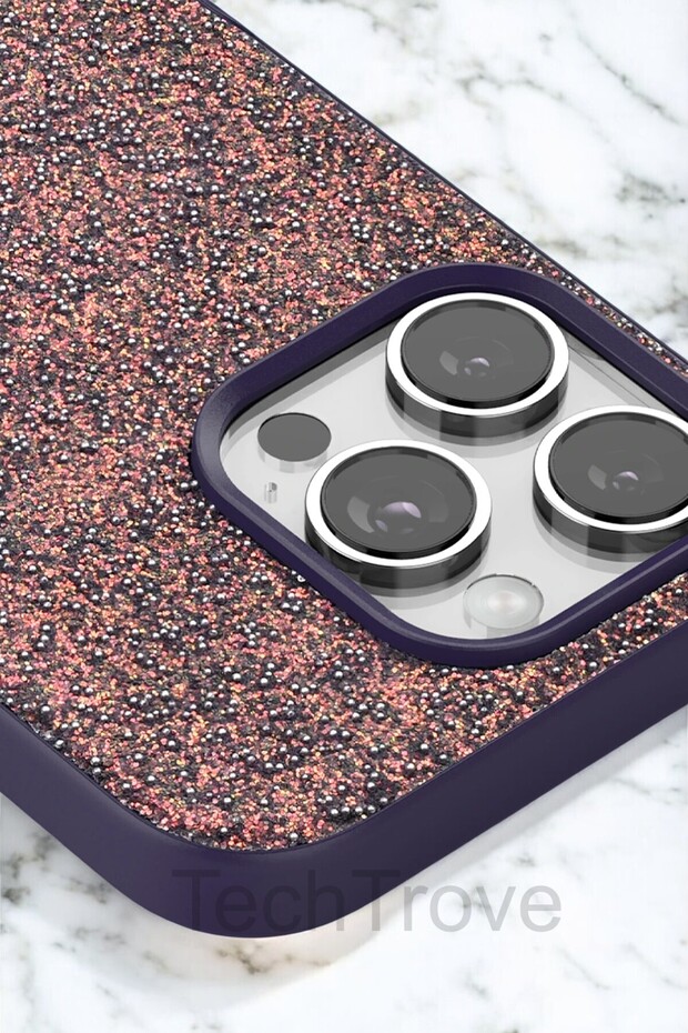 Xiaomi Redmi 14C Kılıf Parlak Mozaik Taşlı Simli Tasarımlı Diamond Lüks Kapak - 2