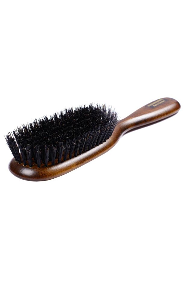 Rectangular Hairbrush with Boar Bristles - 4