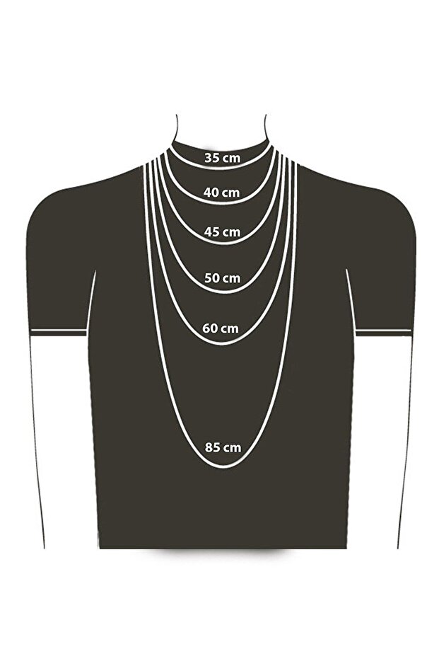 Silindir Çubuk Gümüş Kaplama Deri İp Kolye - 5