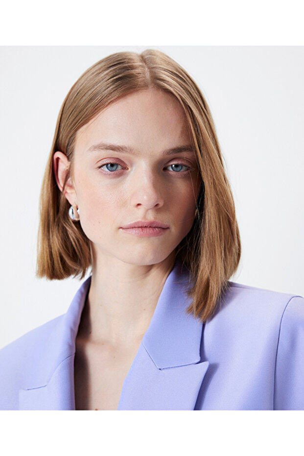 Oversize kruvaze yelek - 2