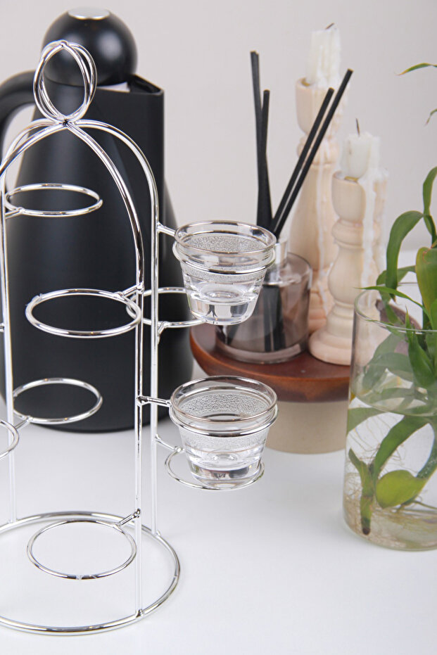 Coffee cup holder stand - 4