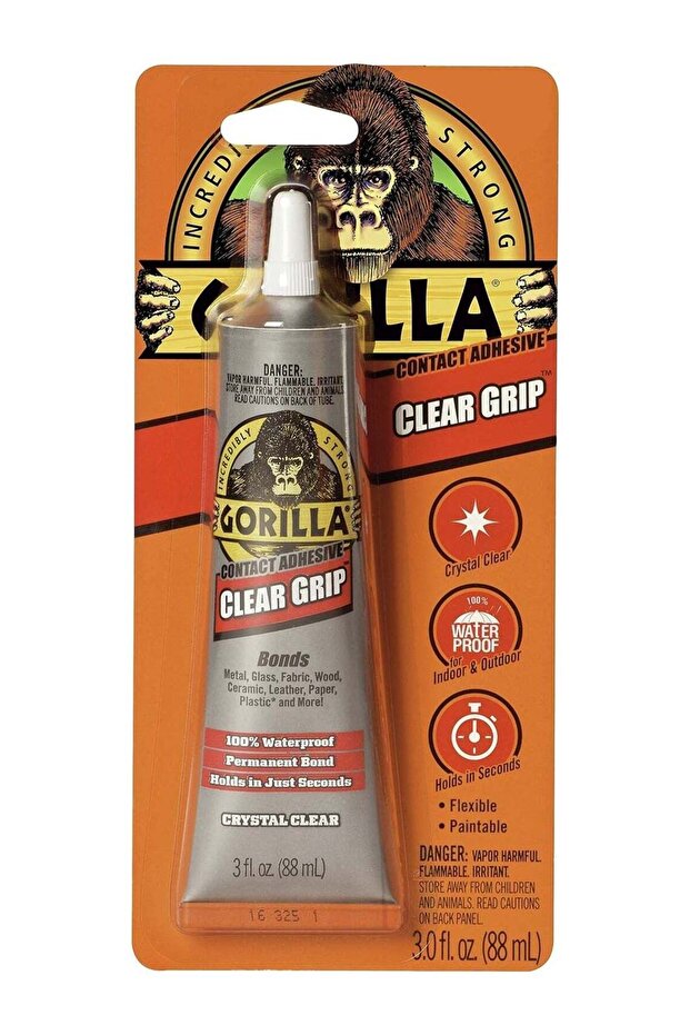 Clear Grip Contact Adhesive 3 Ounce