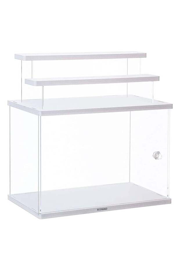 Display Case for Collectibles | Assemble Clear Acrylic Box | Alternative Glass Case for Displaying