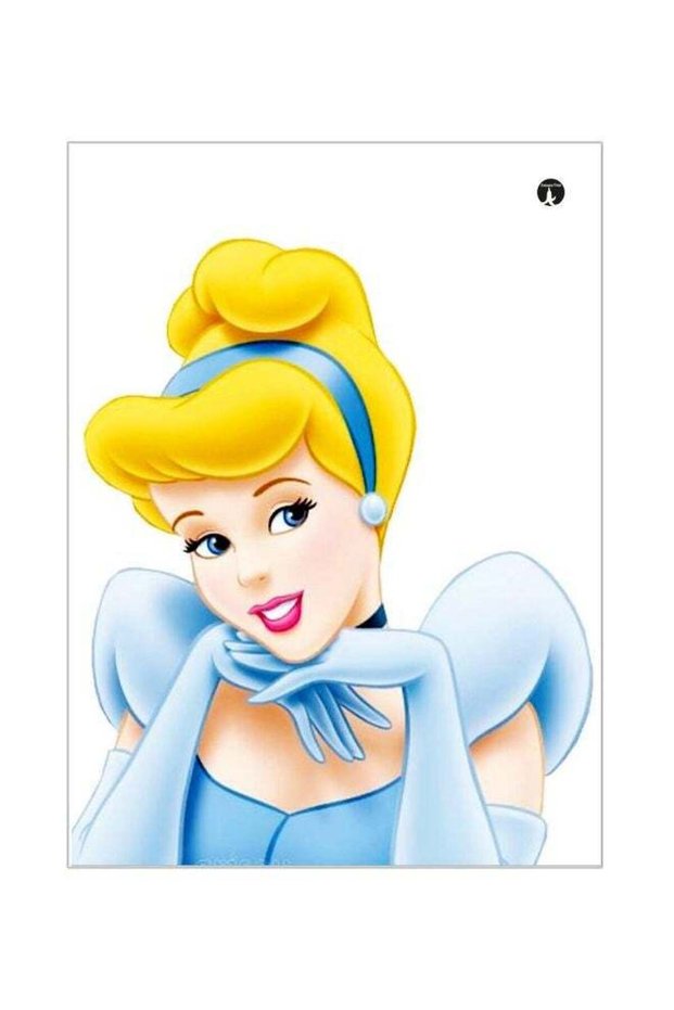 Girl Themed Metallic Plate White/Blue/Yellow 20x15cm