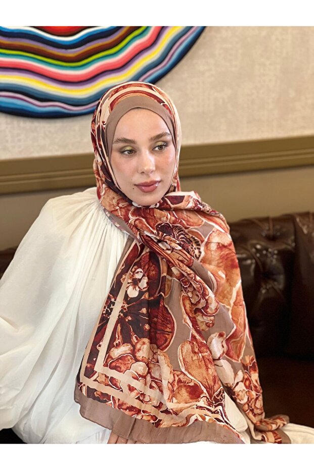 Lipa Desen Bambu Şal - 1