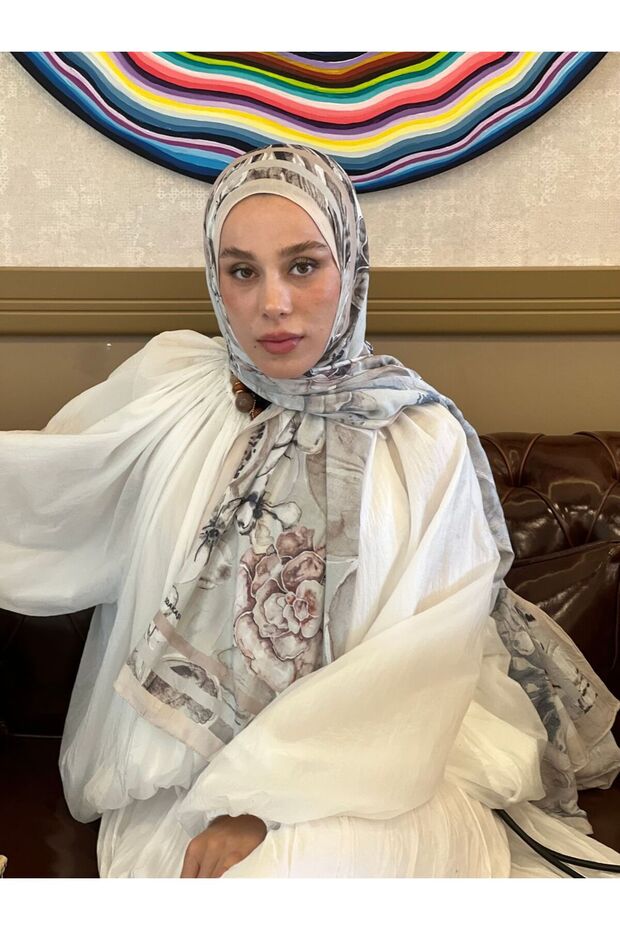 Lipa Desen Bambu Şal - 1