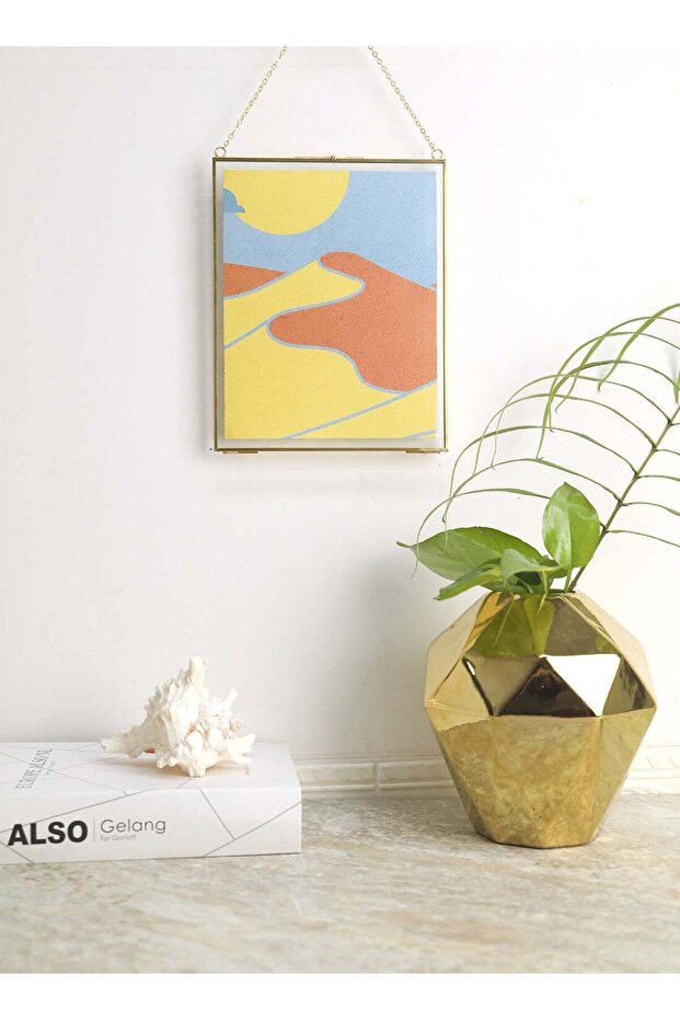 Wall Frames With Outer Frame Antique Gold outer frame size: L20.3xH25.4xT1cm for photo size <19x24c