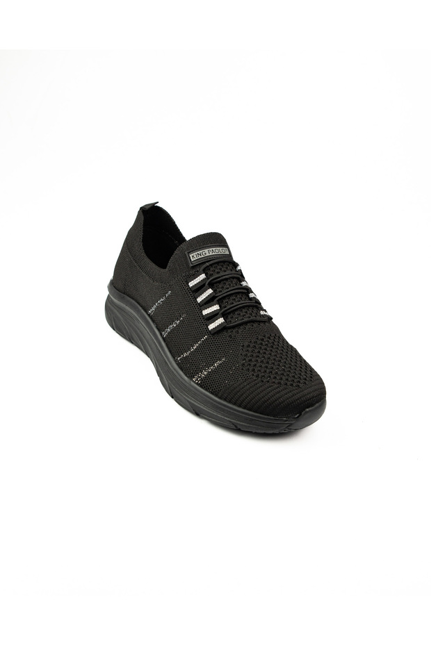 King Paolo 5181 Runner Krakers Black Casual Women's Shoes