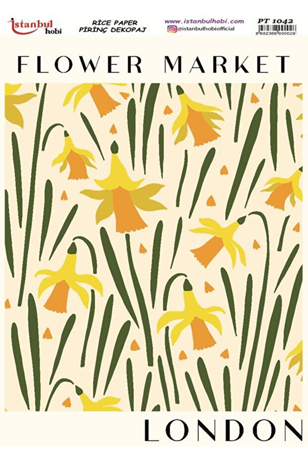 Rice Decopage Paper 30X42Cm Pt-1042