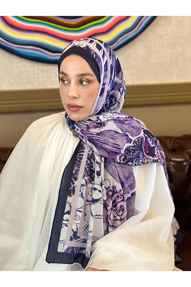 Lipa Pattern Bamboo Shawl - 1