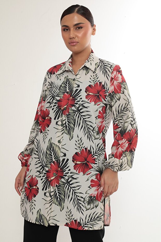 Дамски модел с разрез - 2