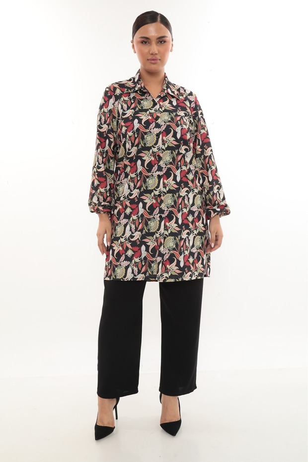 Дамски модел с разрез - 4