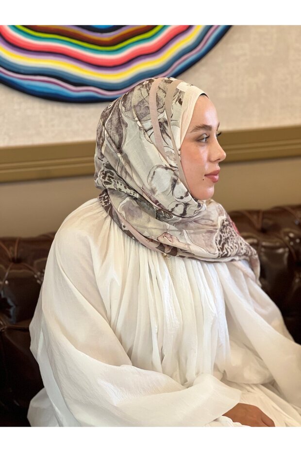 Lipa Desen Bambu Şal - 3