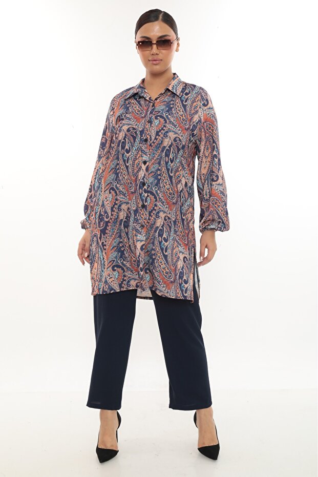 Дамски модел с разрез - 2