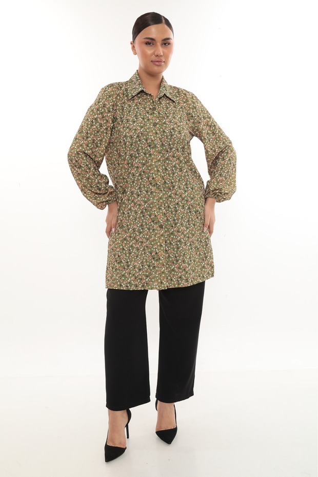 Дамски модел с разрез - 4