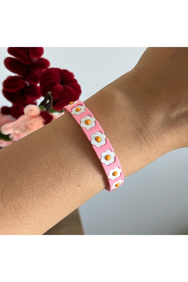 Daisy Porcelain Elastic Bracelet