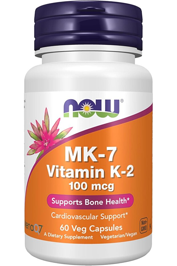 Vitamin K 2 Mk 7, 60 Veggie Capsules, 100 mcg