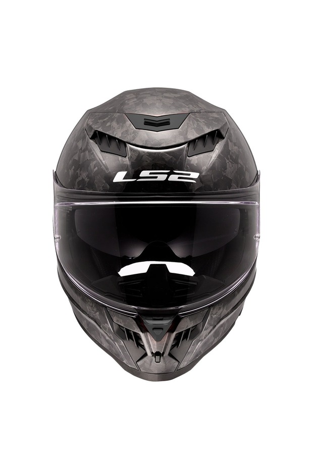 DRAGON FORGED KARBON KAPALI KASK SİYAH - 1