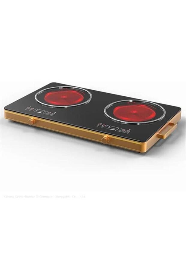 Double Burner Induction Cooker – Touch Panel Electric Stove w/ Digital Display & Ceramic Heat