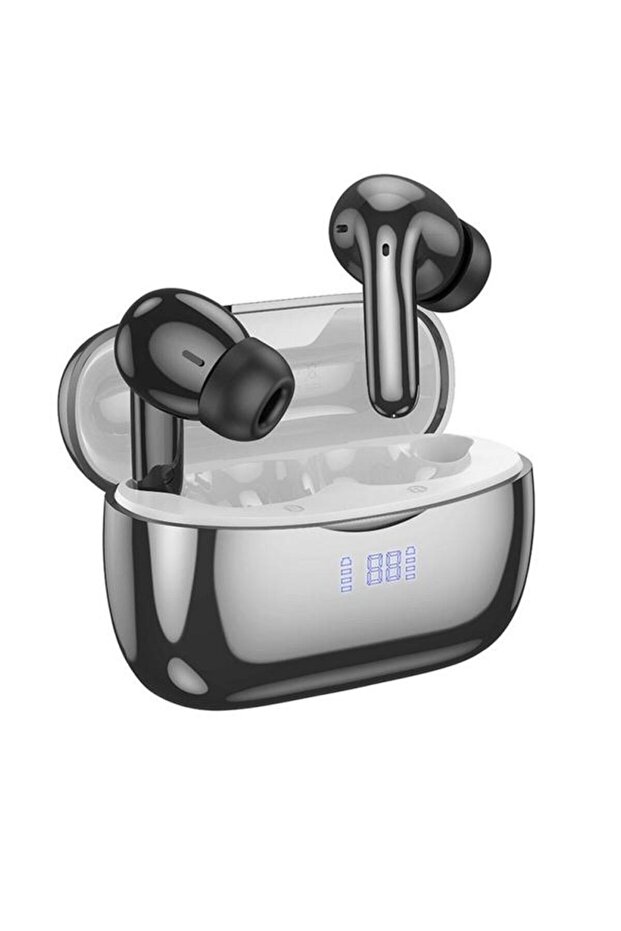 Casti True Wireless EQ16, Bluetooth, ANC (Черен) - 6