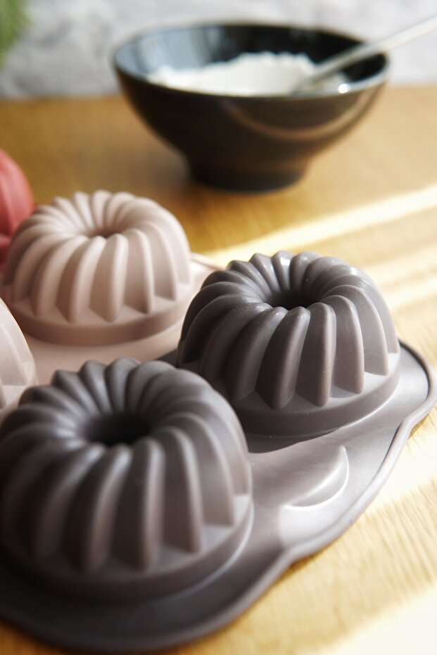 6'lı Mix Muffin Kalıbı, Platinum Silikon - 4