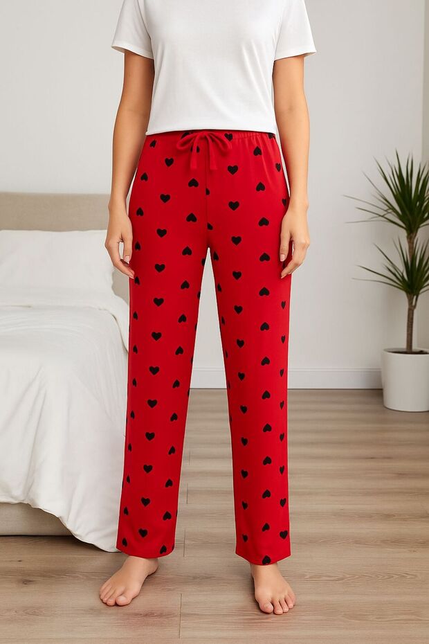 Kadın Pijama Tek Alt - 3