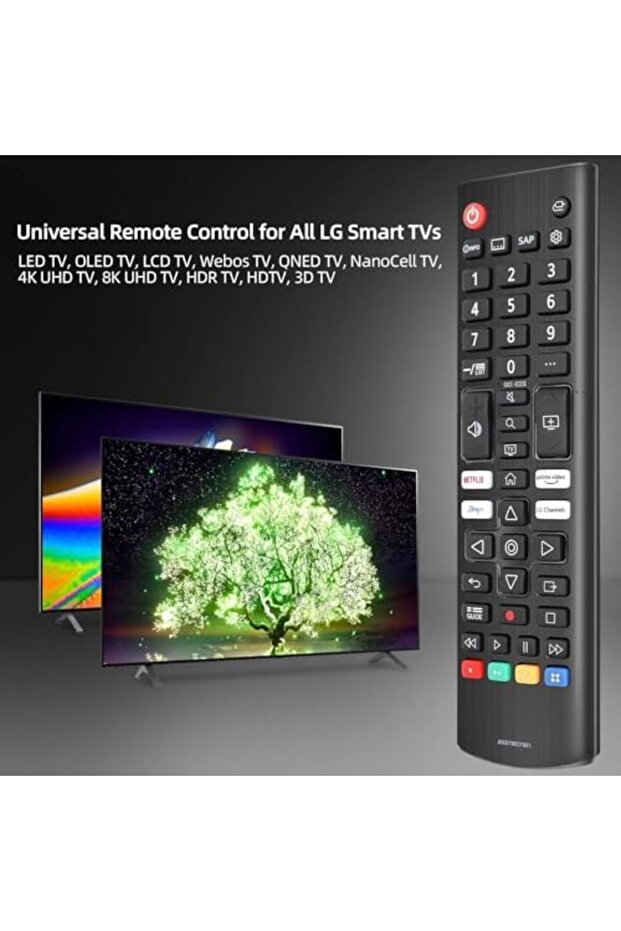 NEW Universal Remote Control Replacement for -TV-Remote All LED OLED LCD Webos 4K 8K UHD HDTV HDR Sm - 4