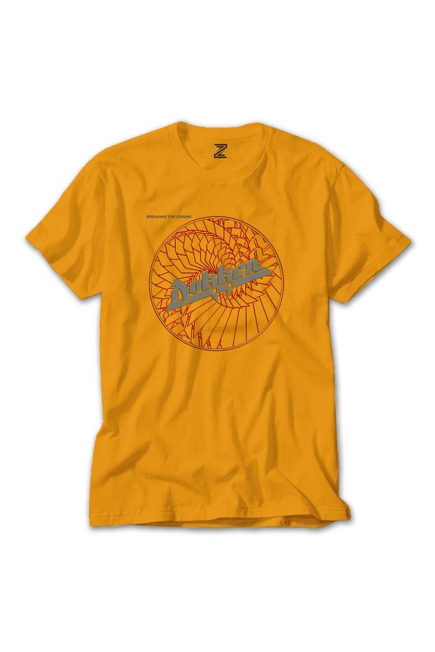Dokken Breaking The Chains Yellow T-Shirt