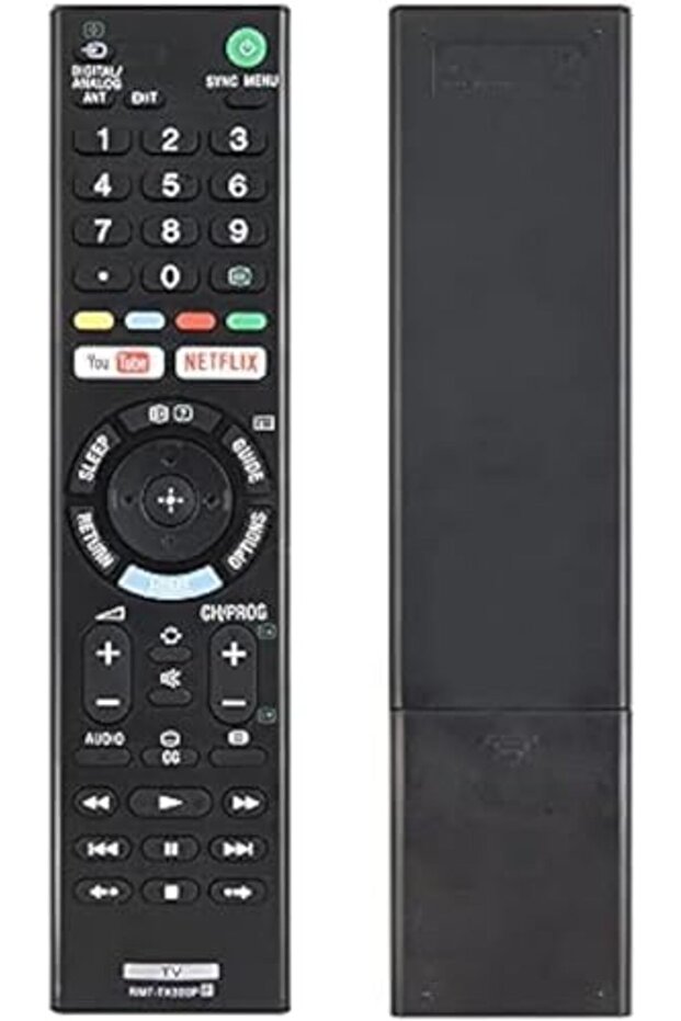 Universal Remote Control for All LCD LED HDTV Smart TVs with YouTube and Netflix Buttons - 1