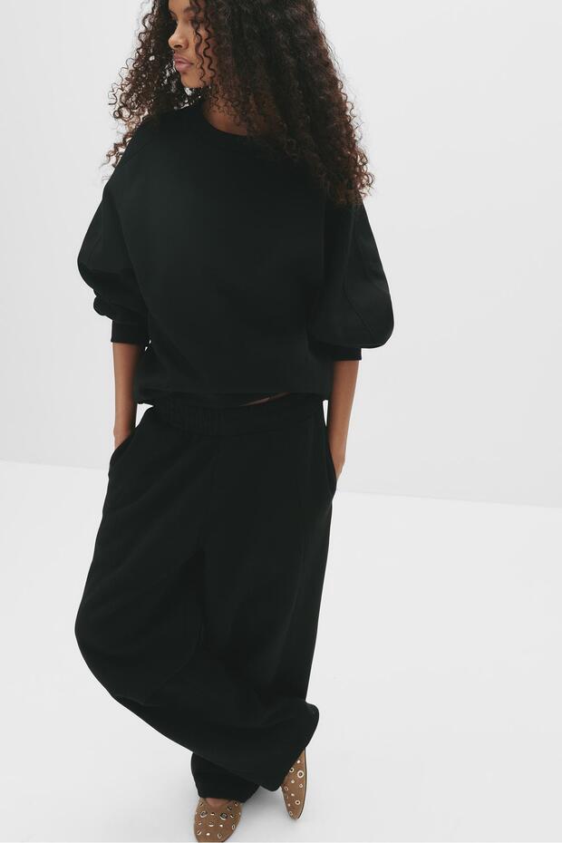 Oversize dikişli sweatshirt - 3