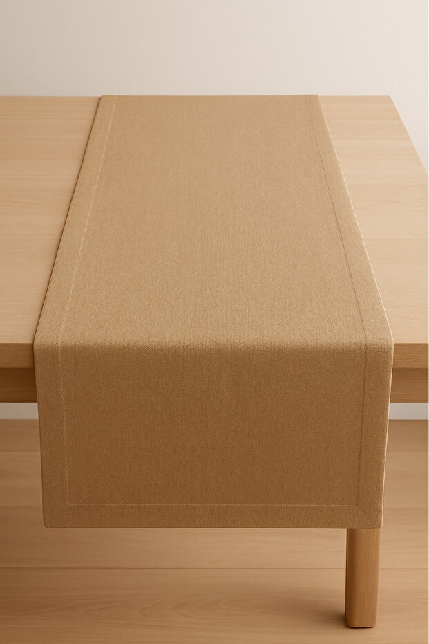 Nova Serisi Keten Runner - Bej - 2