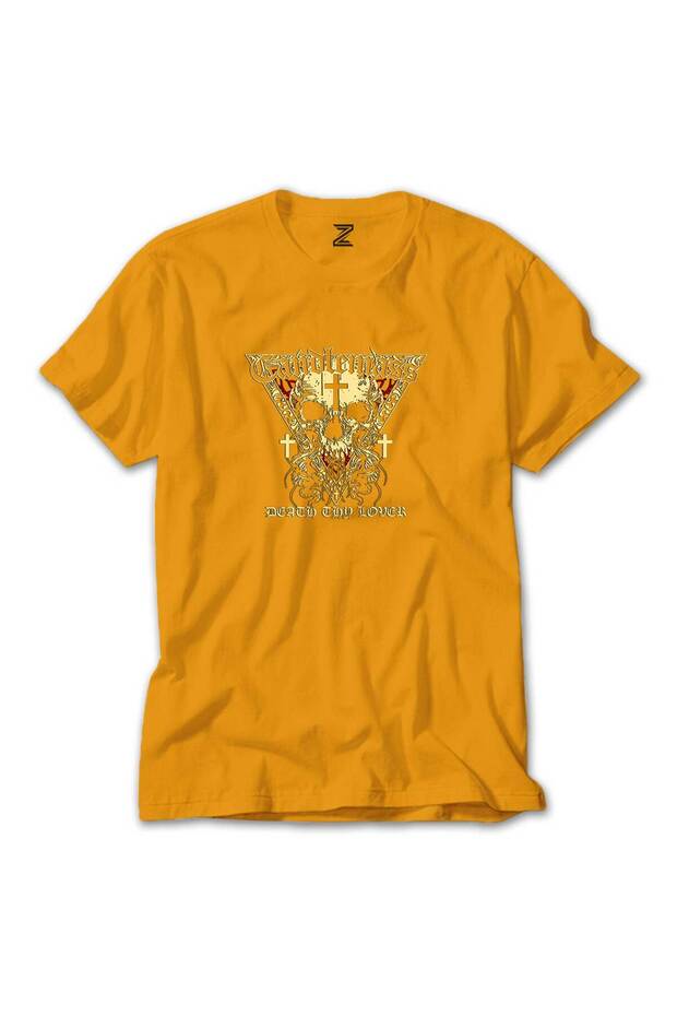 Tricou galben Candlemass Death Thy Lover