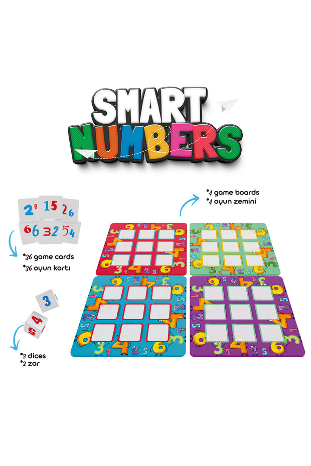 Smart Number Smart Numbers Fun Group Game Speed and Attention