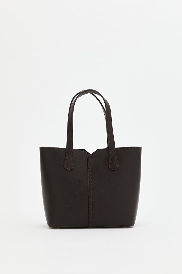 Tote Çanta Kahve - 3