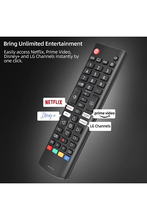 NEW Universal Remote Control Replacement for -TV-Remote All LED OLED LCD Webos 4K 8K UHD HDTV HDR Sm - 5