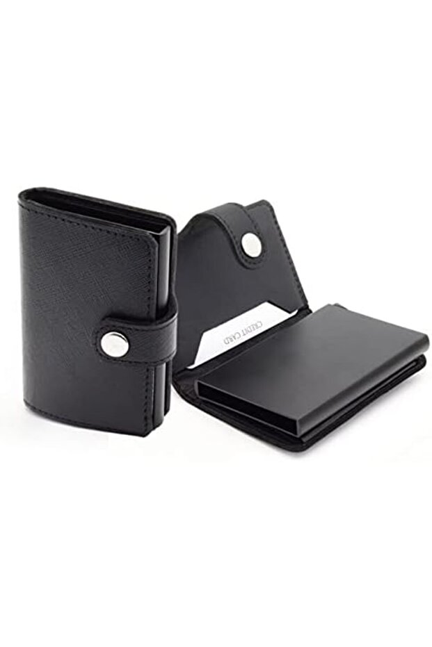 Wallet for Men, Slim Card Holder Wallet with Money Clip, Smart Front Pocket Leather RFID