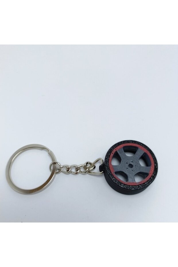 Wheel Tire Keychain