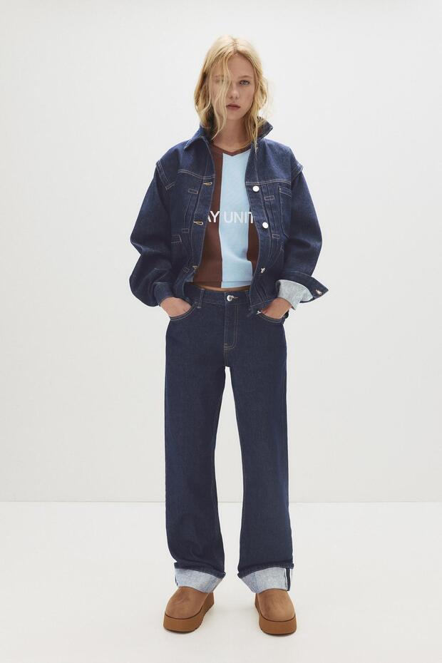 Selvedge düz kesim jean - 1