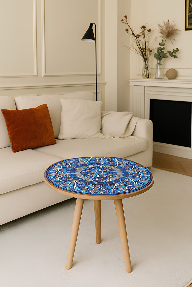 tekli oval yan sehpa - 2