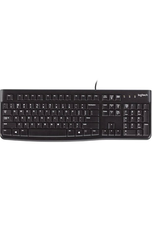 K120 Q Usb Kablolu Klavye Siyah 920-002505 - 3