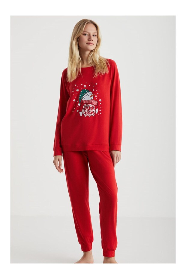 SNOWMAN PIJAMA TAKIMI - 1