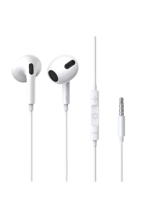 Wired Earphone In Ear Headset With Mic Stereo Bass Sound 3.5mm